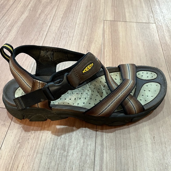 Keen Mens Brown Anatomic Footbed Open Toe Strap Sandals Size 11.5 - Picture 5 of 16